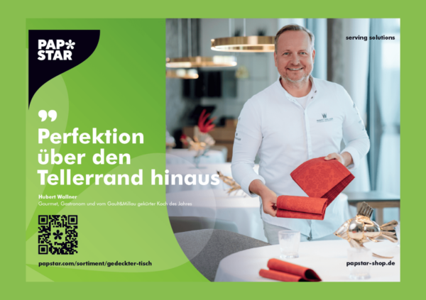 PAPSTAR – DEHOGA Vorteil: 10 % Rabatt auf hochwertige Gastro-Lösungen