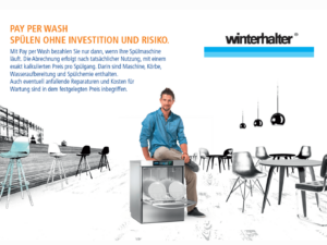 Winterhalter Pay Per Wash – DEHOGA Vorteil: Keine Investition, Null Risiko (Beratung)