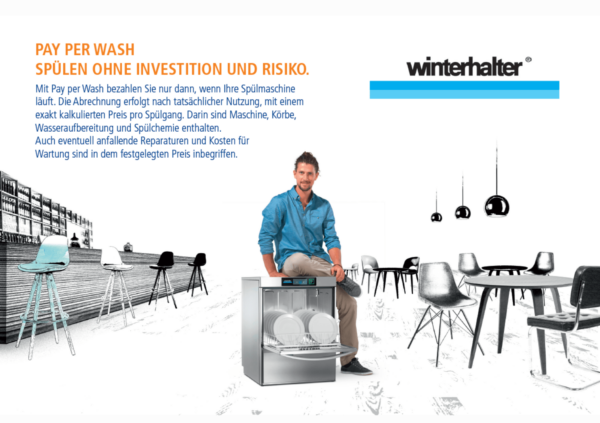 Winterhalter Pay Per Wash – DEHOGA Vorteil: Keine Investition, Null Risiko (Beratung)