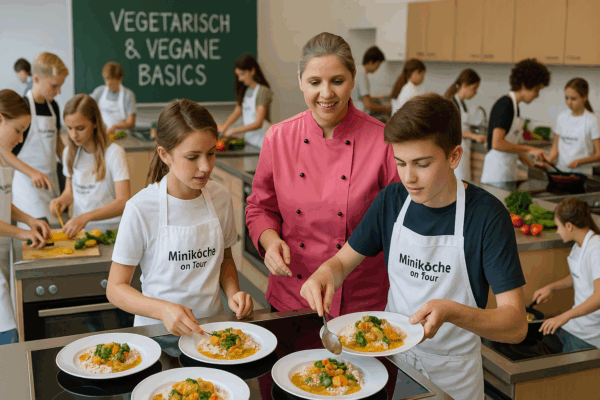 Miniköche on Tour: „Vegane und vegetarische Basics“