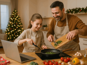 Digitaler Kochkurs für Kinder & Eltern: Gut vorbereitet für Weihnachten