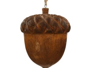 Eichel Mangoholz z.h. natur 21x15,5x15,5 cm VE 6
